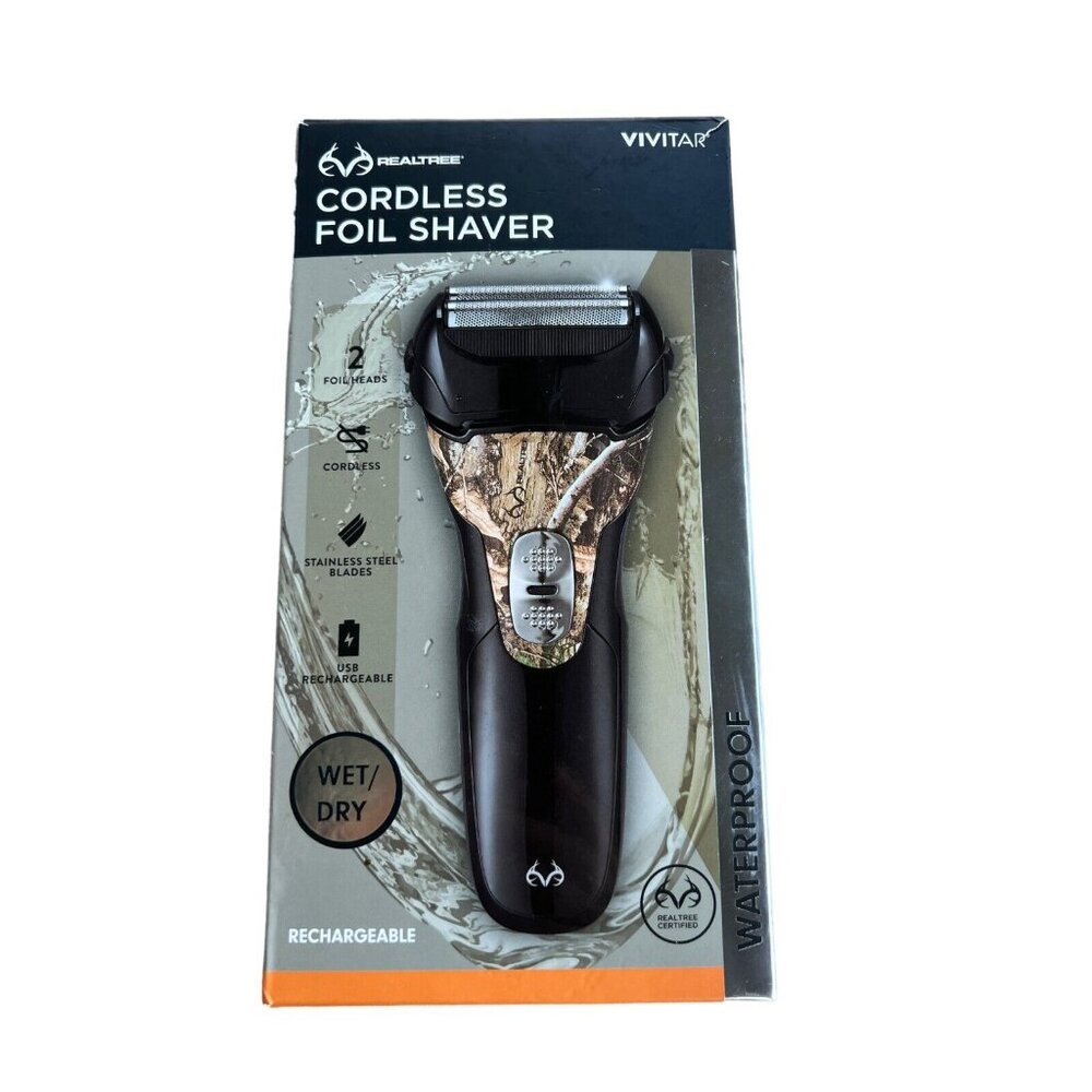 Vivitar Real Tree Men's  Cordless Foil Shaver